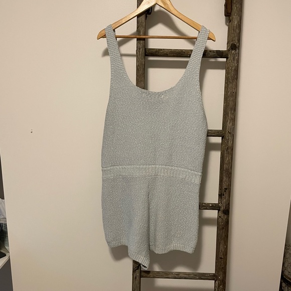 Free People Beach Light Blue Declan Romper - Picture 5 of 6